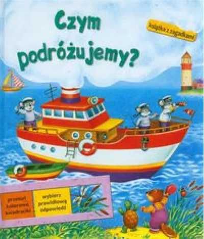 Czym podróżujemy? Książka z zagadkami - Daria Wierszińska