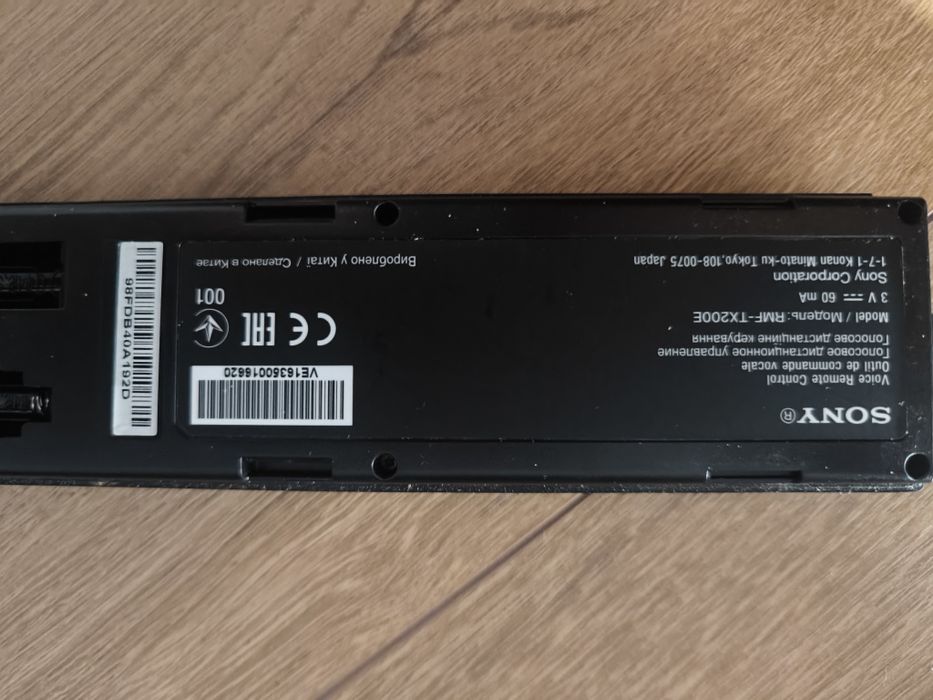 Comando TV Sony RMF-TX200E