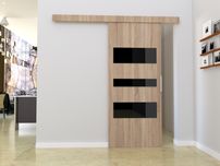 Drzwi przesuwne C70 76x205cm sonoma, producent, najtaniej, komplet