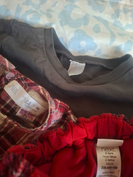 Zestaw ubrań dla dziewczyni jesień zima 98 104