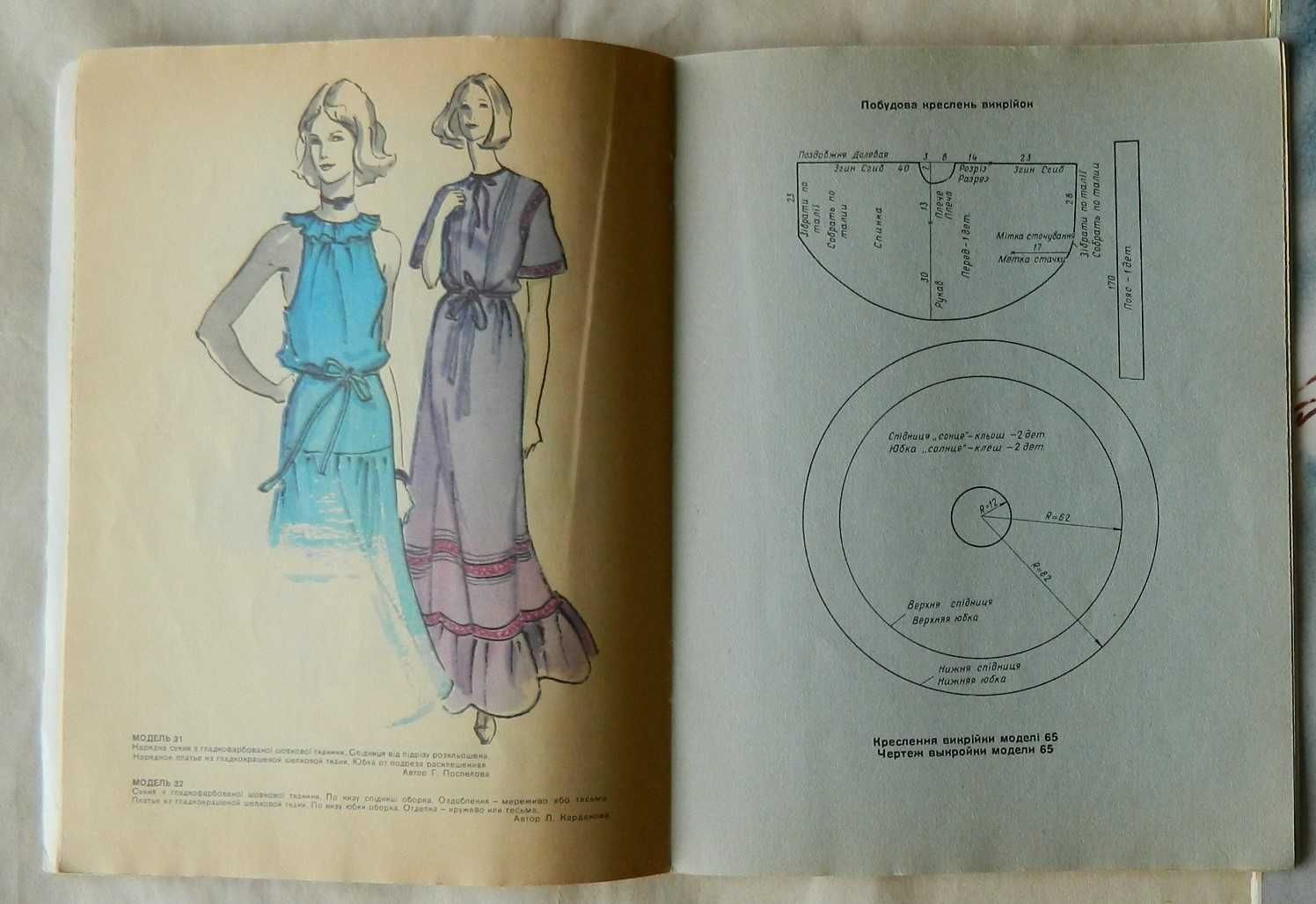 Журналы/брошюры мод 1979-1980 гг. с выкройками