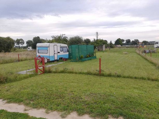 Działka w ROD Łobżenica blisko jeziora z kąpieliskiem i lasów