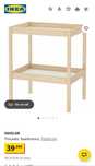 Trocador SNIGLAR ikea fraldário
