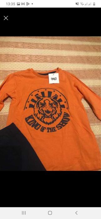 Novo - Calças e camisola de rapaz 4-5 anos