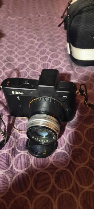 Обектив Юпитер 3 с переходником для Nikon1