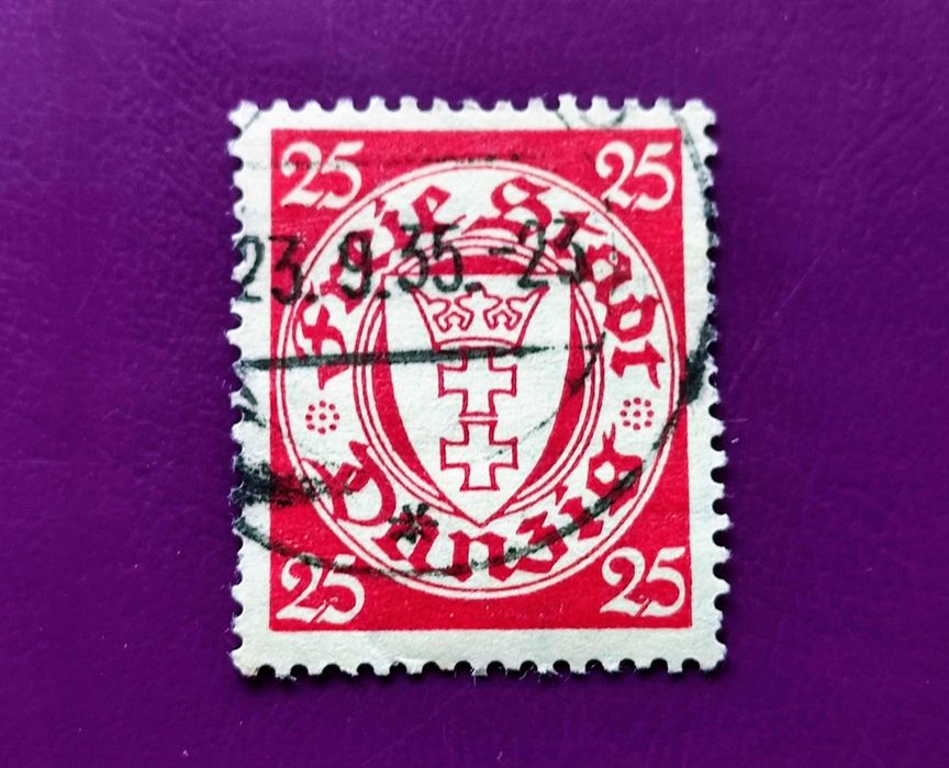 Znaczek pocztowy ''WMG'' 25 pfeningów (nr.10)