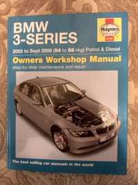 Инструкция по ремонту и обслуживанию BMW 3 серии 2005-2008 Haynes (анг