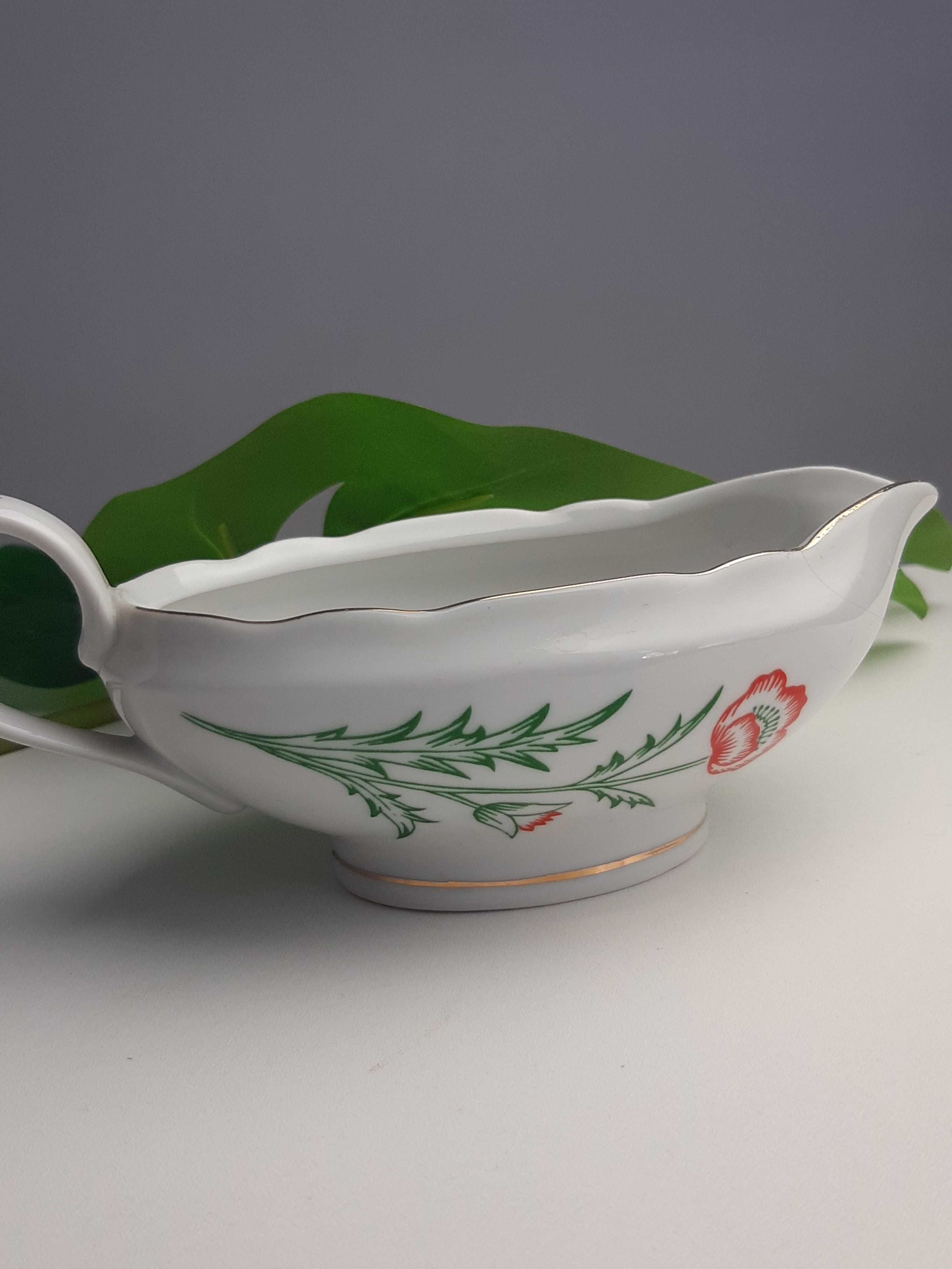 porcelanowa sosjerka Ćmielów PRL