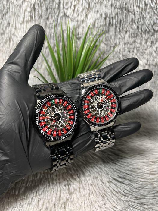 Годинник механічний casino | Годинник з рулеткою всередині