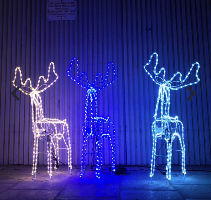 Renifer led xxl 3D rusza głową nowy świąteczny piękny duży 120cm jeleń