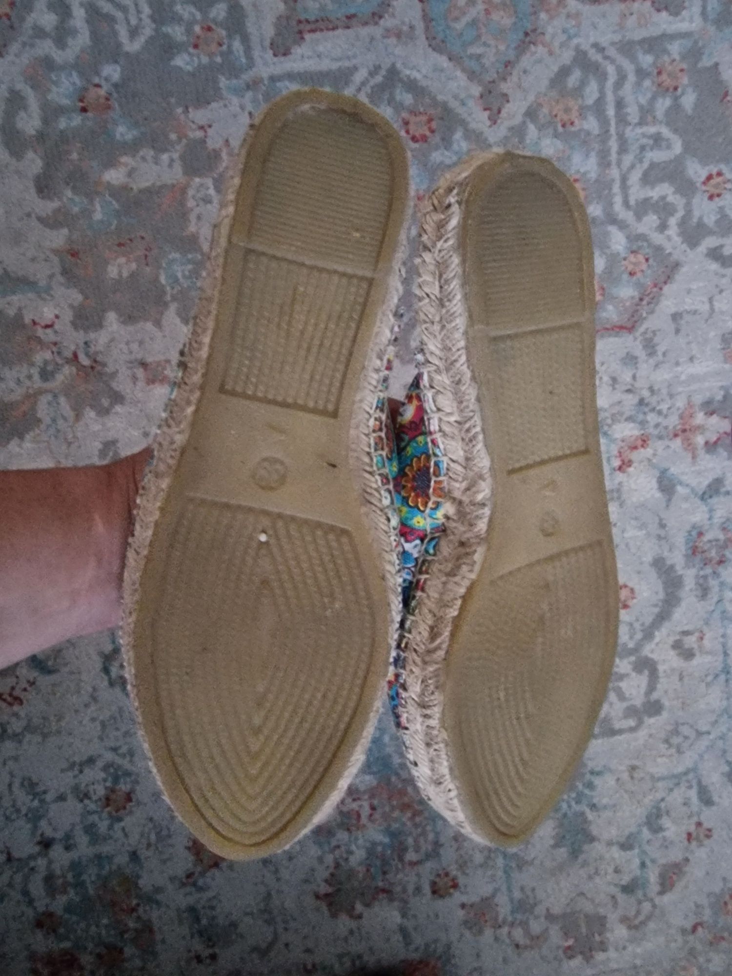 Klapki espadryle Lazamani roz. 39