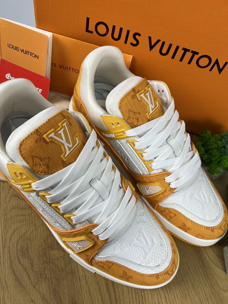 Кросівки Louis Vuitton Trainer Yellow Monogram
