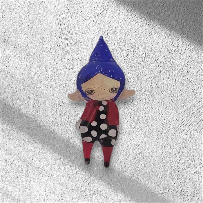 Broszka Uroczy Elfik Misiuro