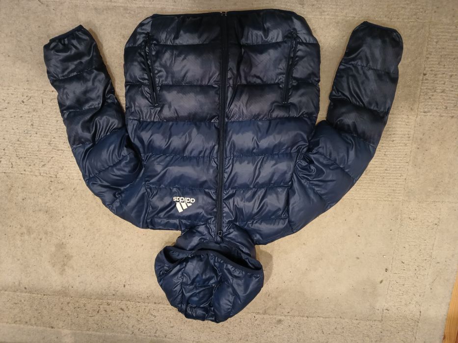 Kurtka zimowa adidas 9-10 lat granatowa