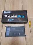 NinjaBatt Pro Bateria do Dell WDX0R P69G Inspiron 17