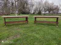 Porządna drewniana ławka ogrodowa siedzisko altankowa altanka eiata