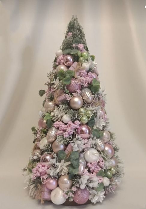 Ялинка з шишок своїми руками, декор на новий рік