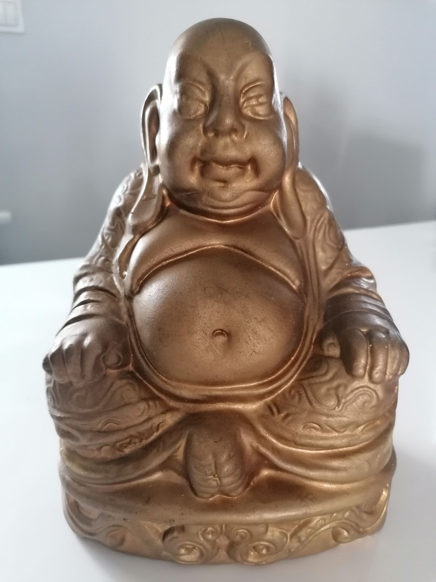 Figurka duża Budda złota