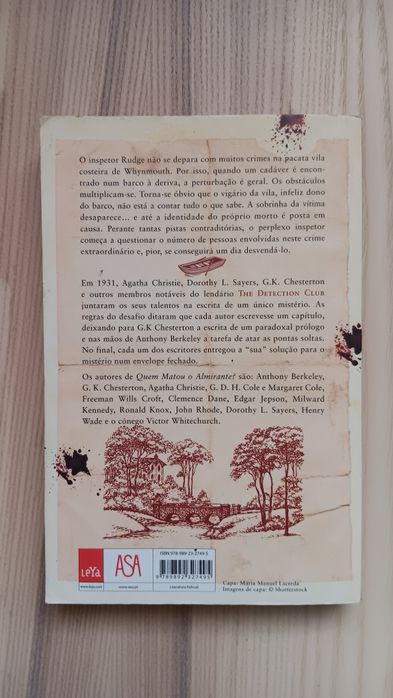 Quem Matou o Almirante?  Agatha Christie,  G.K.Chesterton e Outros