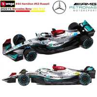 Коллекционная модель Bburago Mercedes-AMG W13 No.44 из металла 1:43