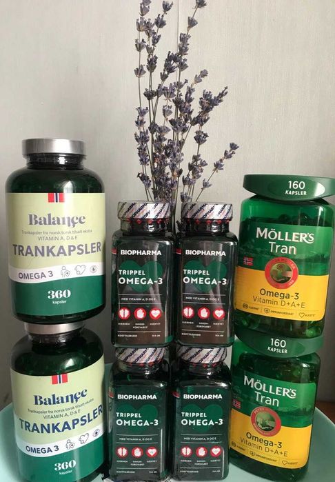 Омега 3 риб'ячий жир Норвегія Biopharma 144к,Mollers 160 к, 500мл.