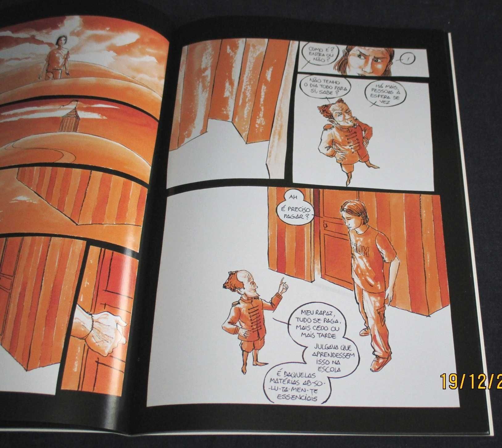 Livro BD Um passeio ao outro lado da noite José Carlos Fernandes