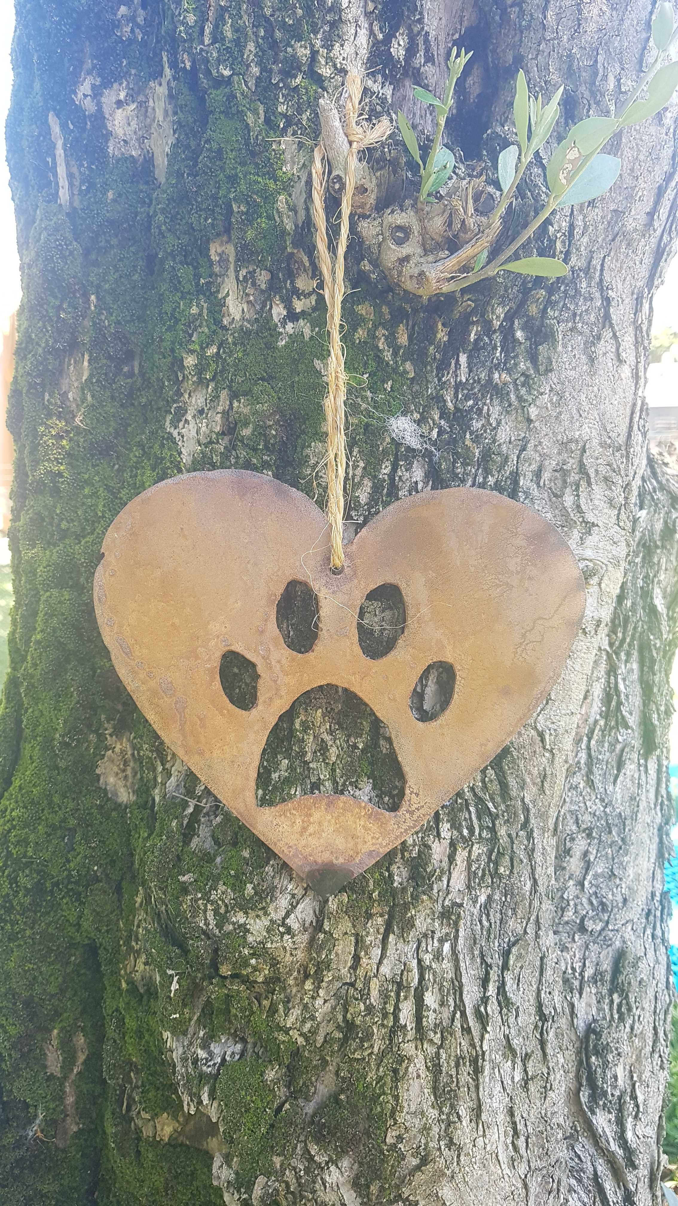 Decoração para jardim em ferro