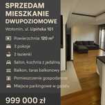 Sprzedam mieszkanie 2 poziomowe , 120 m.(miejsce garaz. komorka lok)