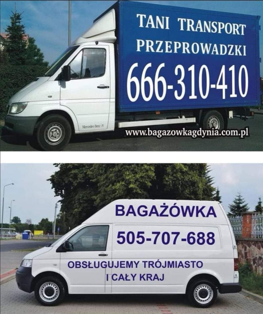 BAGAŻÓWKA Przeprowadzki Przewóz Rzeczy AGD RTV Transport Taxi