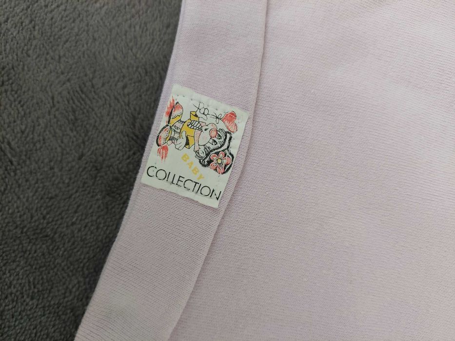 Fioletowa czapka niemowlęca Baby Collection rozmiar 38 miękka wygodna