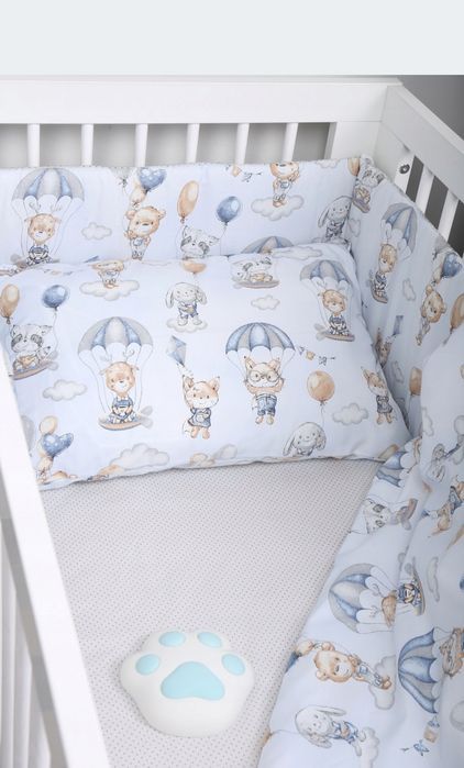 Nowa dziecięca pościel do łóżeczka Latające zwierzęta