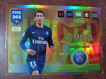 6I) Karta piłkarska Limited Edytion 2017 PANINI FIFA 365 DI MARIA