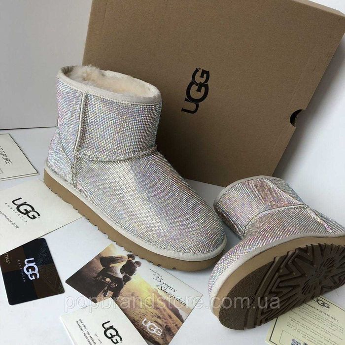 Шикарные Угги Ugg Australia с камнями Cваровски. Оригинал.
