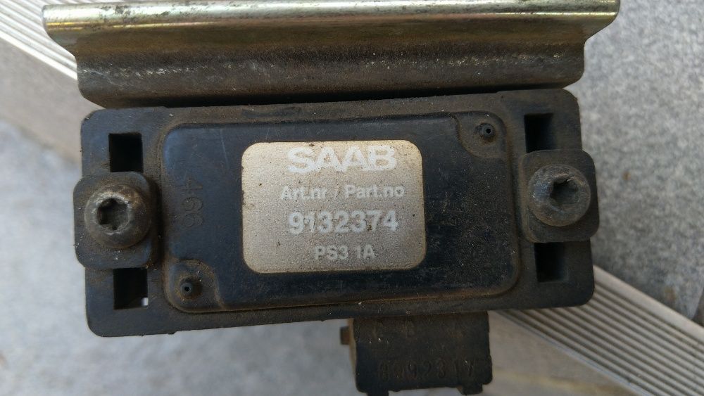 Saab-9000 утеплитель капота, датчик разряжения