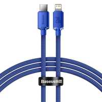 Kabel USB Baseus Crystal Shine 20W 1,2m - Niebieski - PD