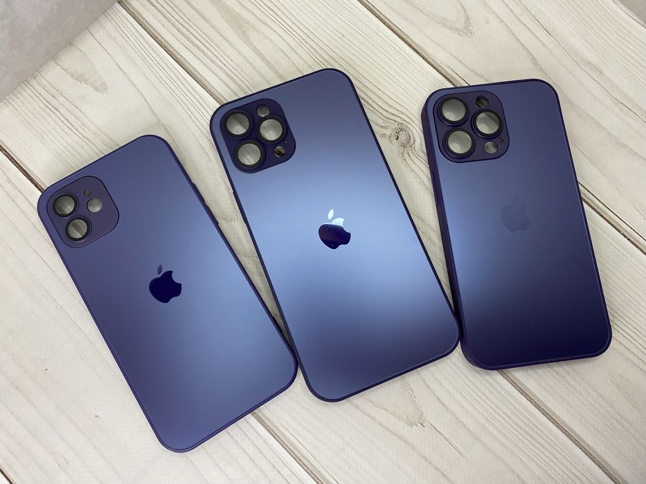 Чохол AG GLASS MagSafe Case для iPhone 12 / 12 Pro Max / 13 Pro Фіолет