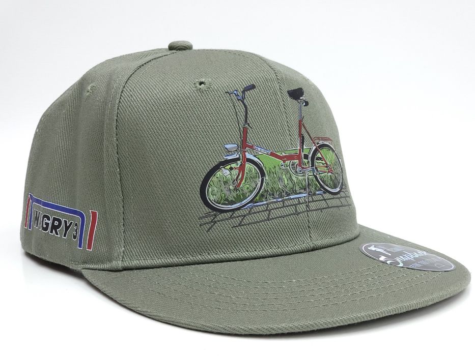 Czapka z daszkiem Romet Wigry 3 PRL khaki ORYGINAŁ DLBIKES