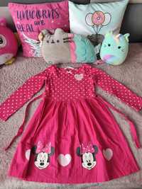 Sukienka z Minnie r. 122/128cm H&M