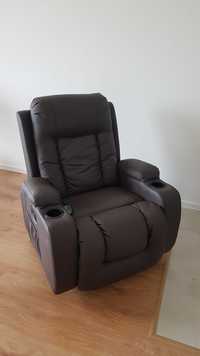 Fotel z masażem nowy