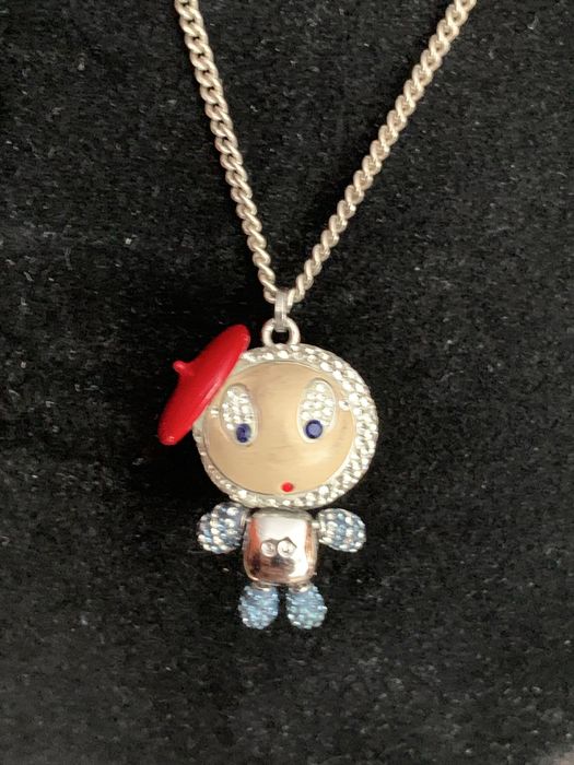 WISIOREK naszyjnik Swarovski Erika France jak NOWY !!! VINTAGE Rzadki