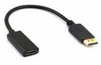 Переходник DisplayPort (DP) -> HDMI +аудио, активный адаптер конвертер