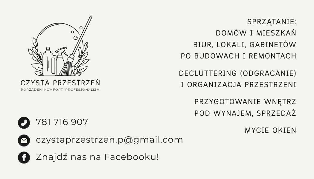 Usługi sprzątające