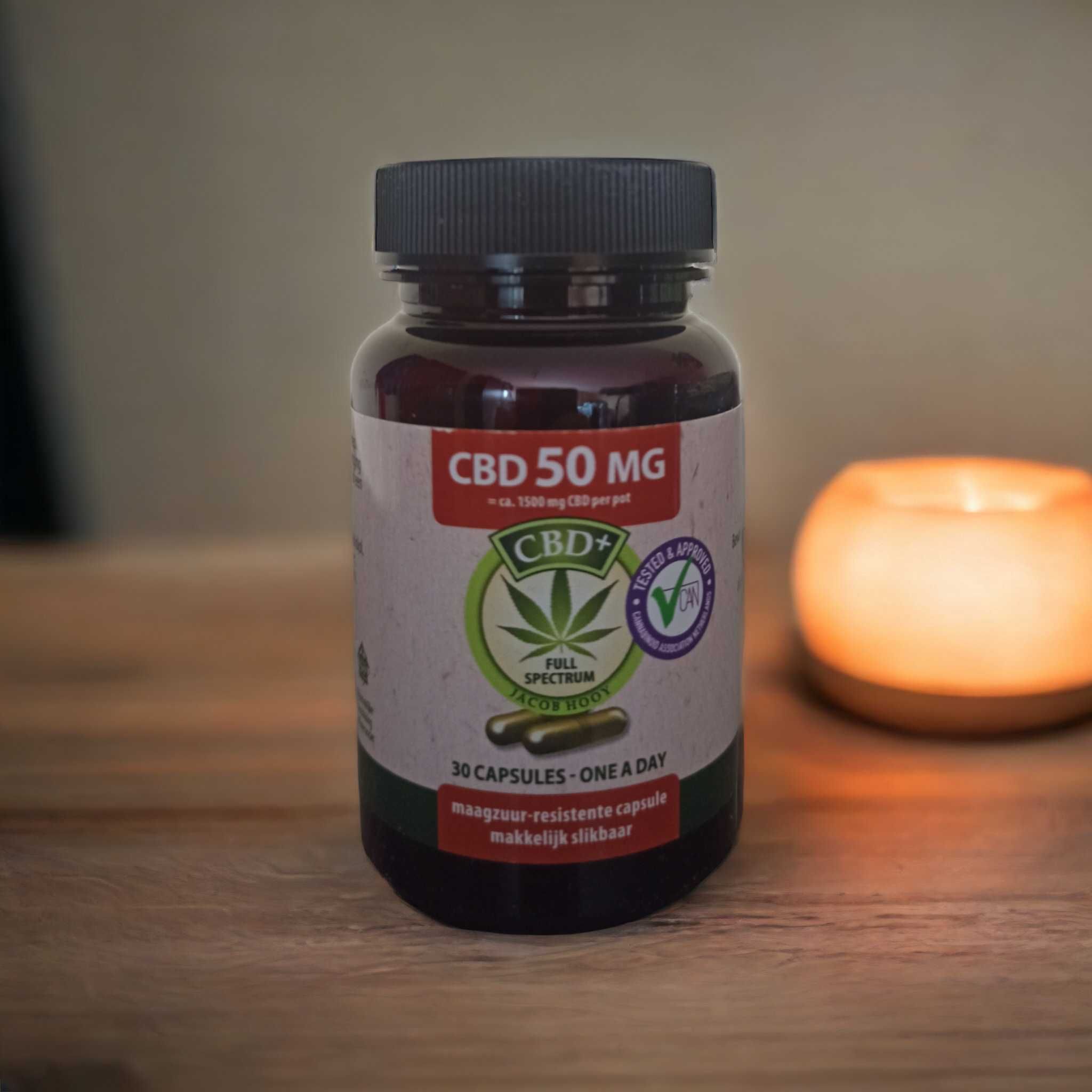 Jacob Hooy CBD kapsułki 50 mg (30 kapsułek)