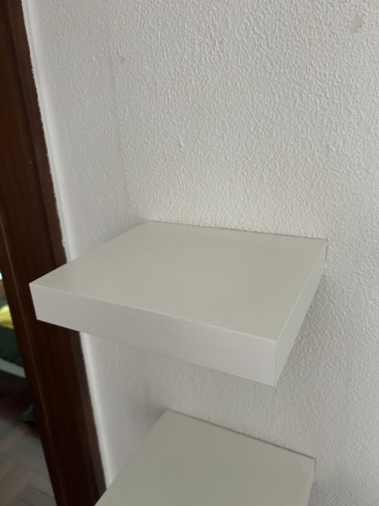 Conjunto de 3 prateleiras ikea lack 30x26 cm