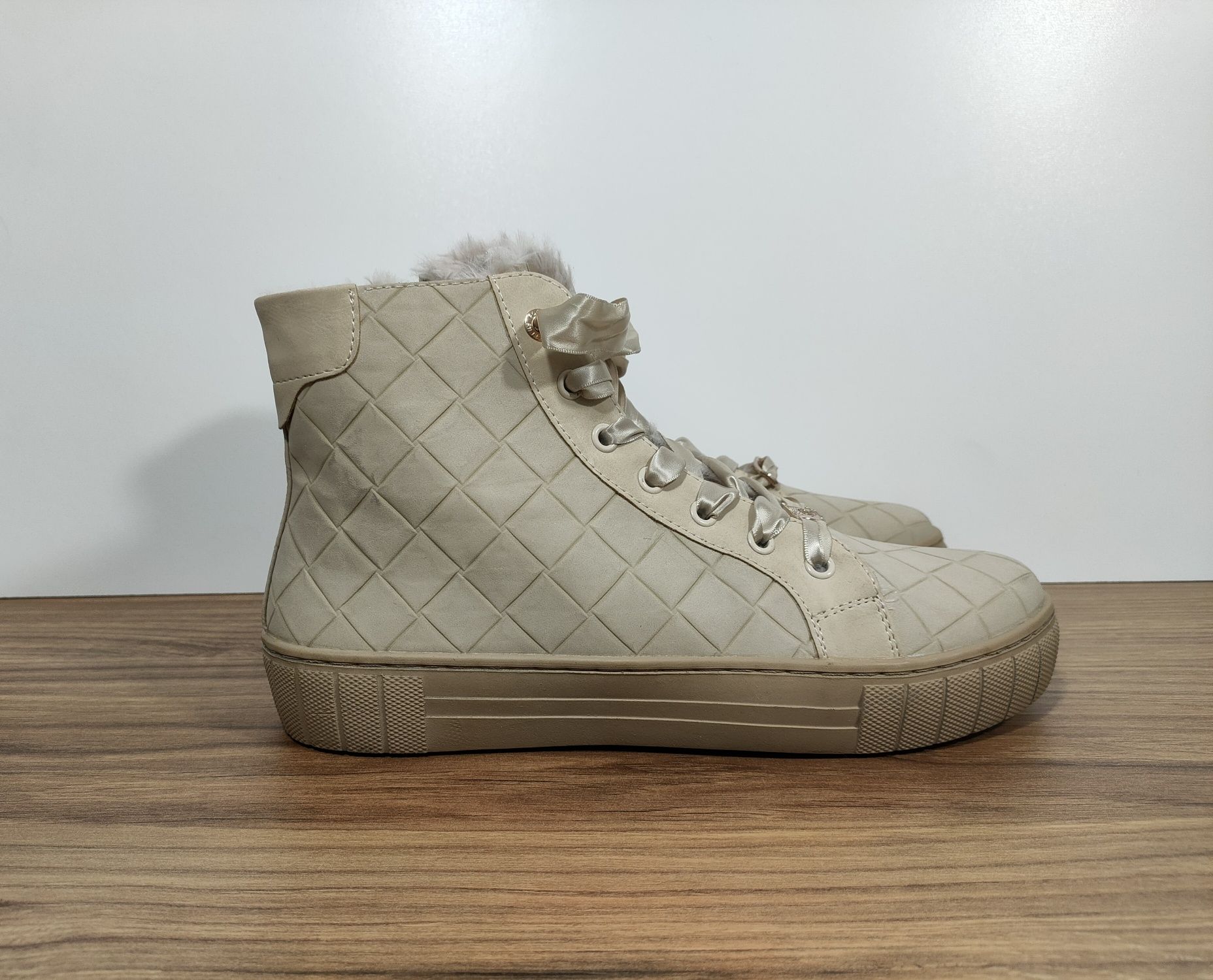 Buty Dockers by Gerli damskie ocieplane na suwaki r. 41 26,5cm