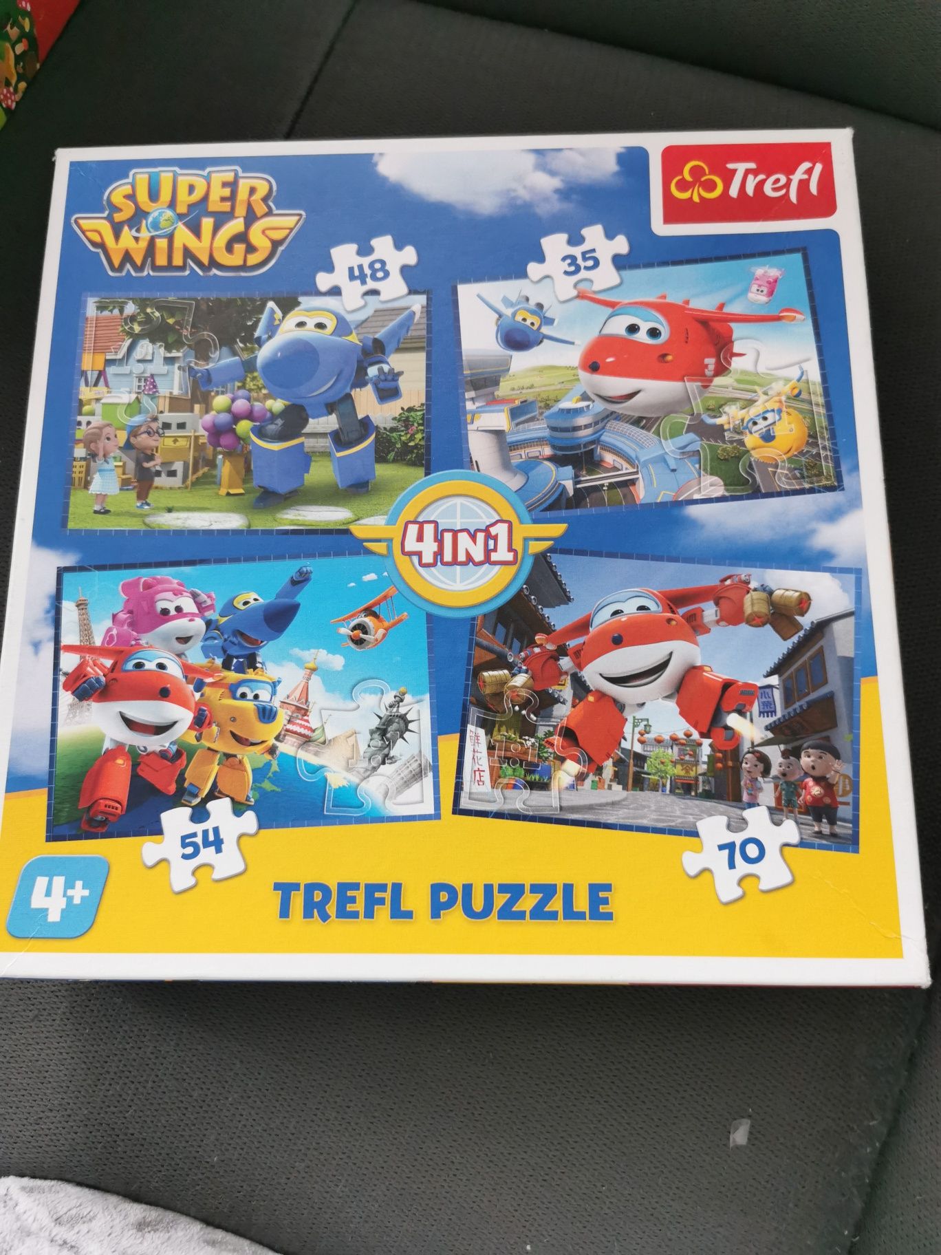 Puzzle Super Wings 4w1.