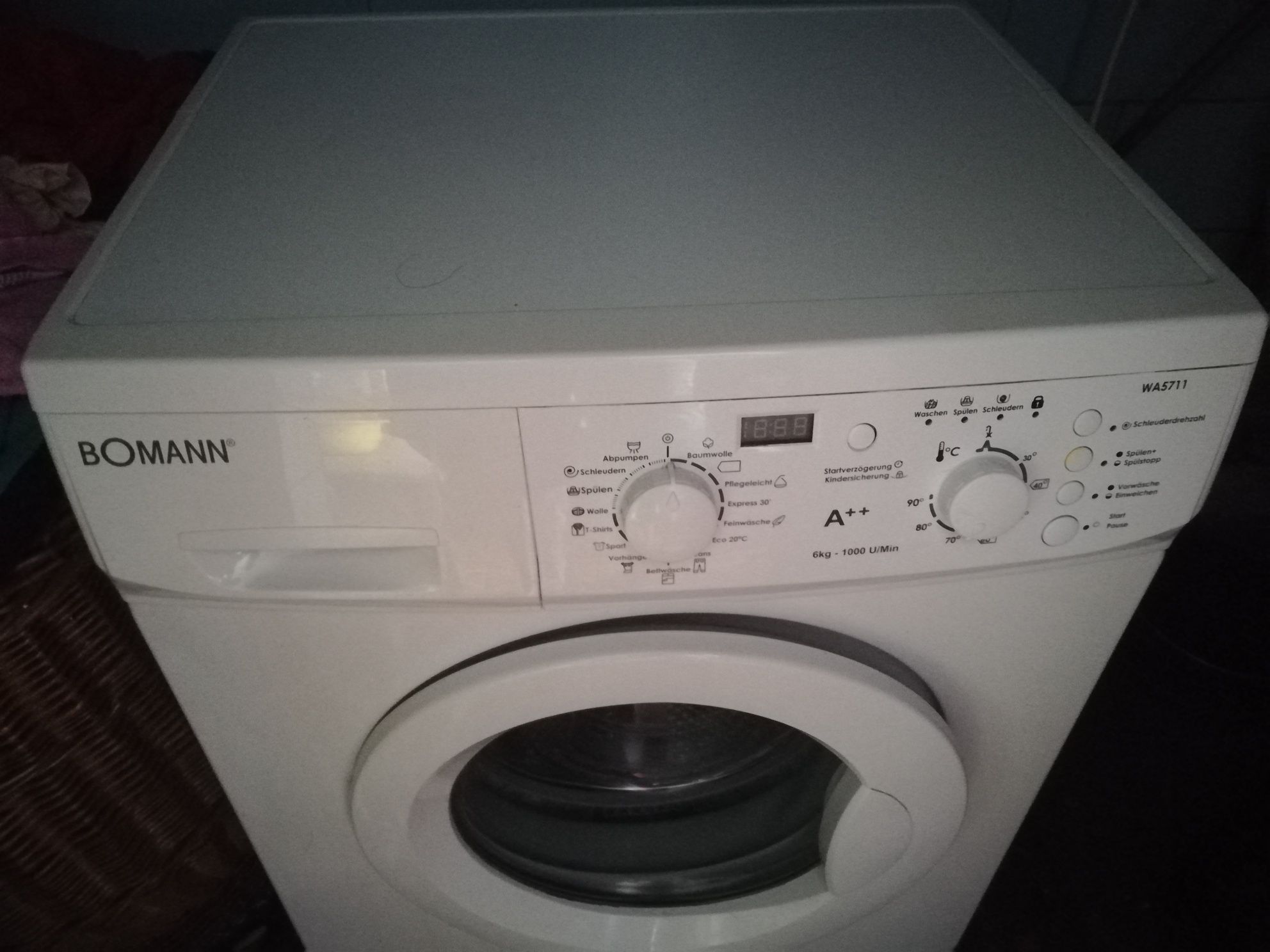 Pralka automatyczna Bomann sprawna 6kg Sprawna