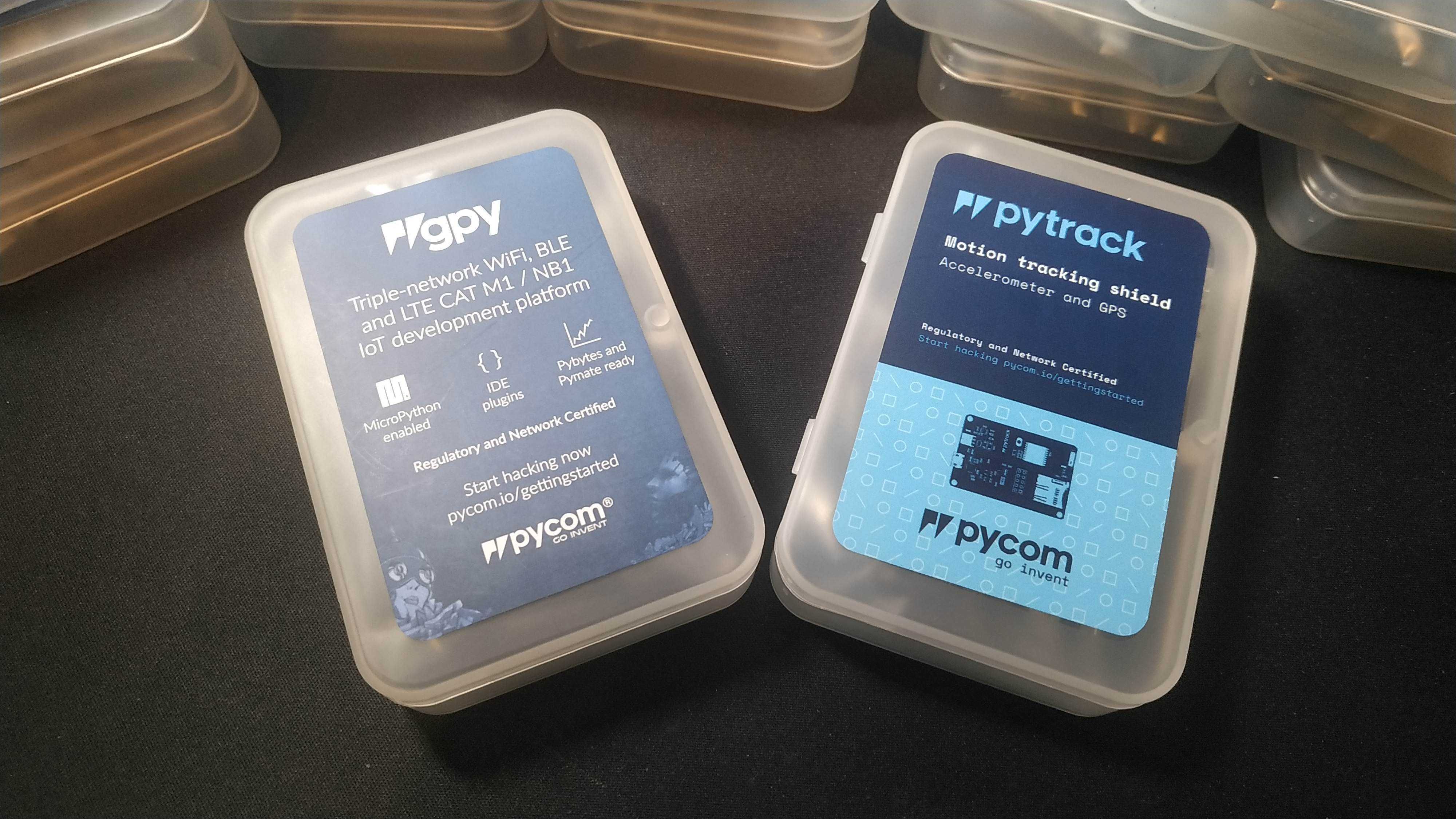 Pycom GPy e Pytrack