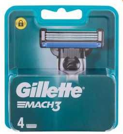 OSTRZA wkłady  WYMIENNE GILLETTE mach3 4 szt  Oryginalne