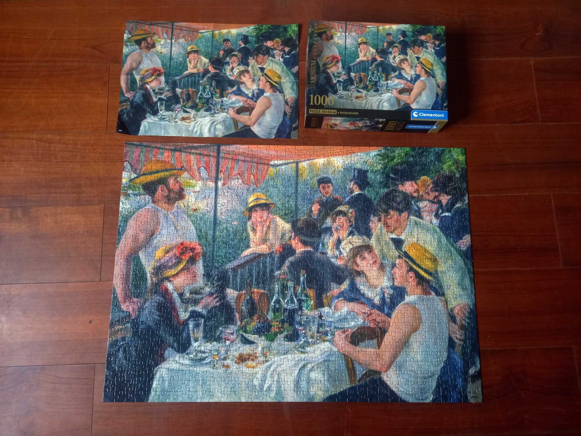 Puzzle Clementoni 1000 peças - Renoir, "Le Déjeuner des Canotiers"